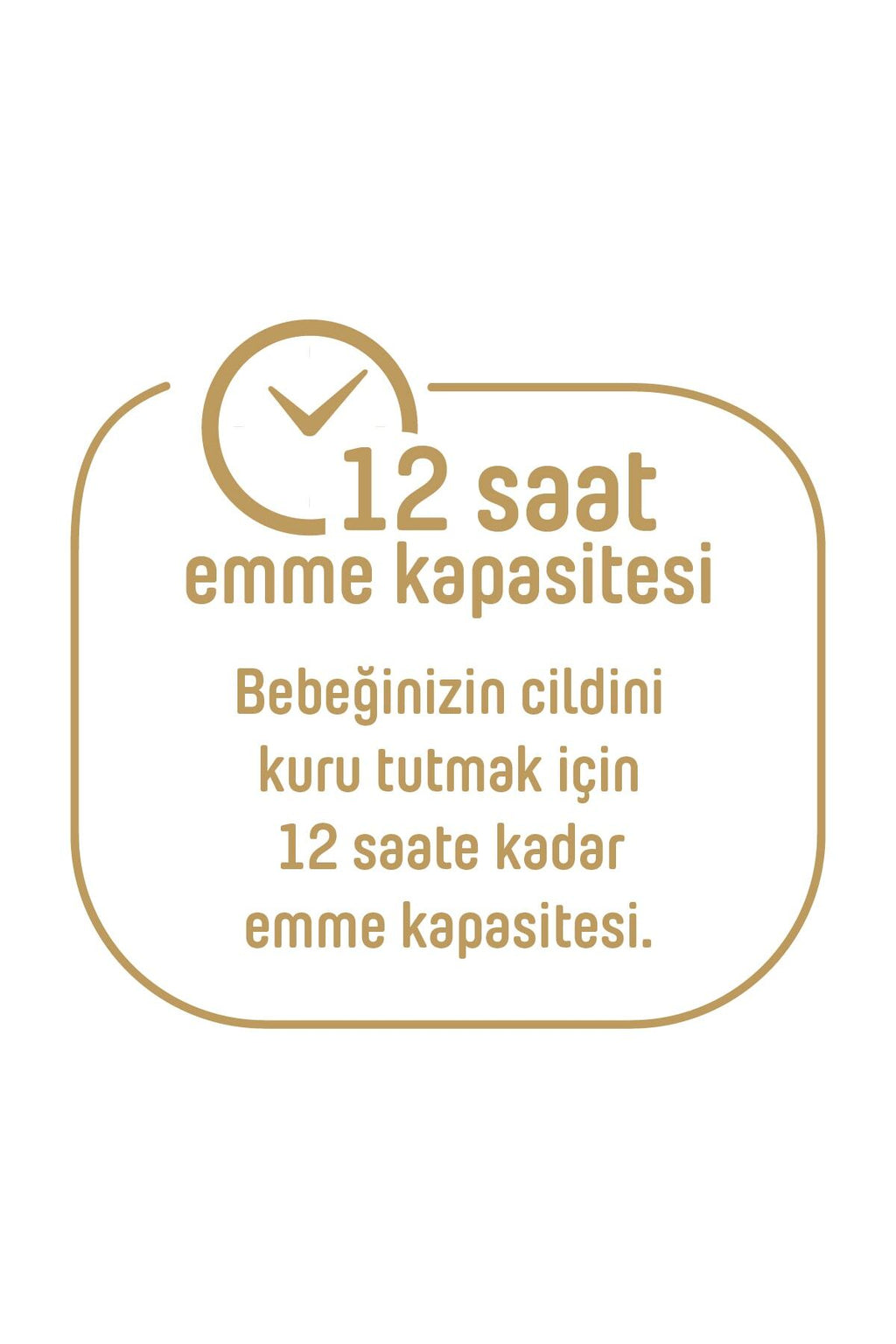 Pure Baby Organik Pamuklu Cırtlı Bez 2'li Paket 3 Numara Midi 112 Adet