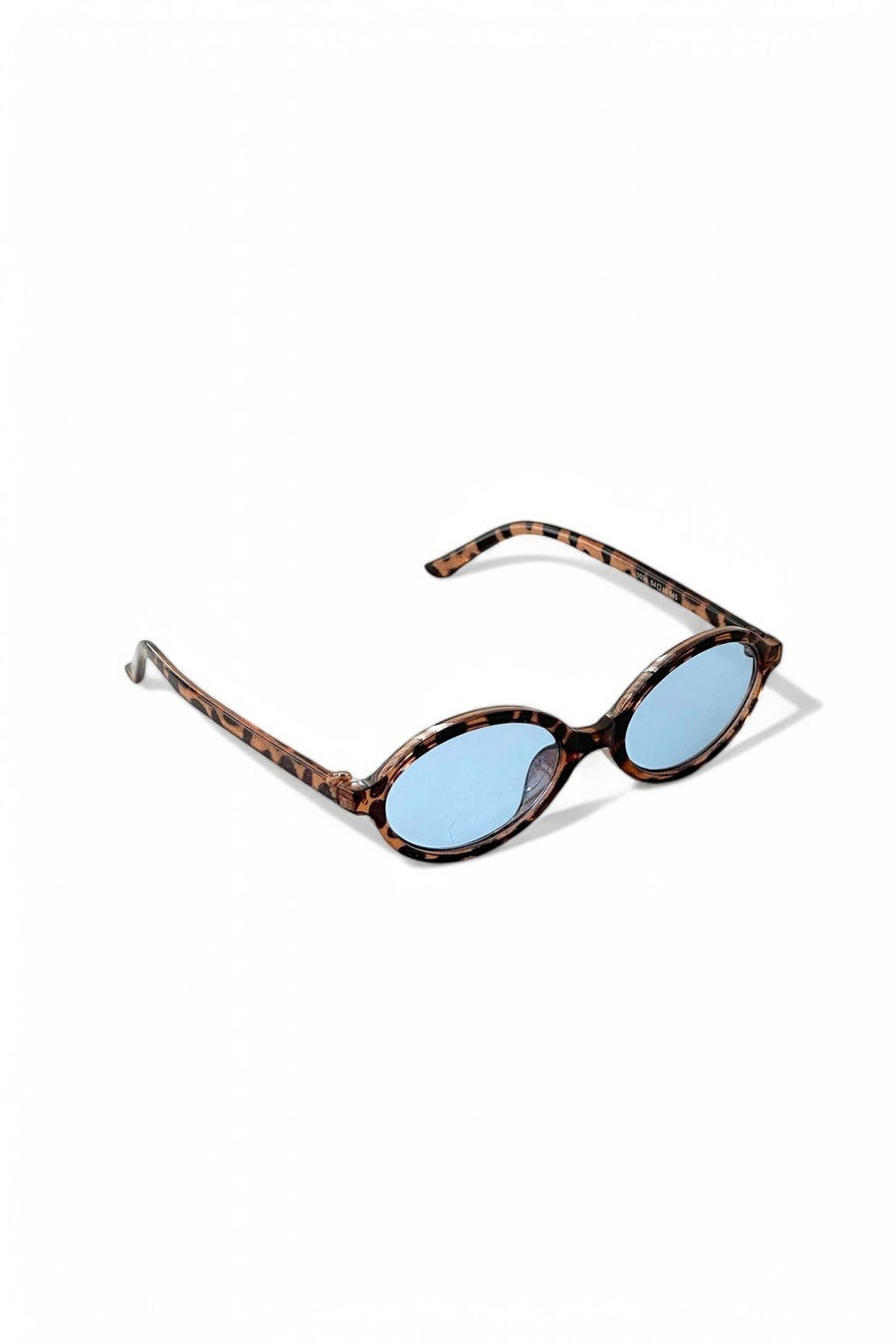 REN EYEWEAR TR MİUX LEOPAR MAVİ OVAL GÜNEŞ GÖZLÜĞÜ KADIN MODERN YENİ SEZON