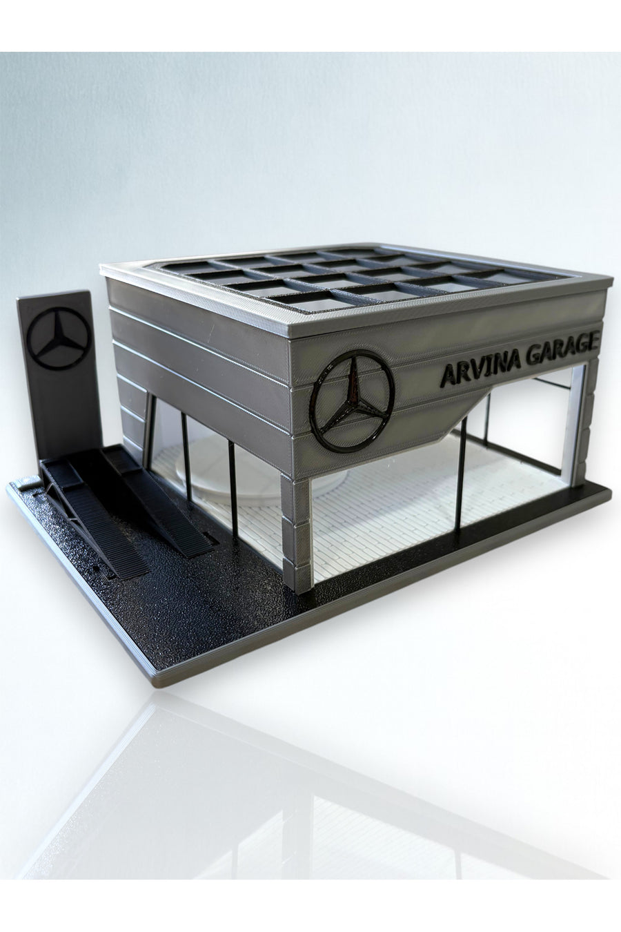 Arvina Atelier Kişiselleştirilebilir Showroom | Premium Koleksiyon | Parlak Logo | 1:64 (Araçlar Dahil Değildir)