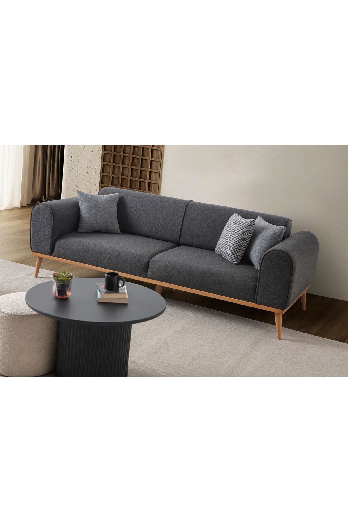 EDSY HOME Rebull +++Koltuk Takımı Antrasit - Görsel 3