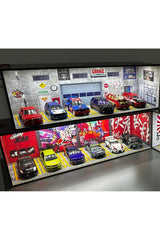 lologames 2 adet hotwheels araçlar için diorama
