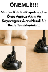ego home Vantuzlu Çıngırak Toplu Kedi Oyun Oltası Tüylü Zilli Kedi Oyuncağı