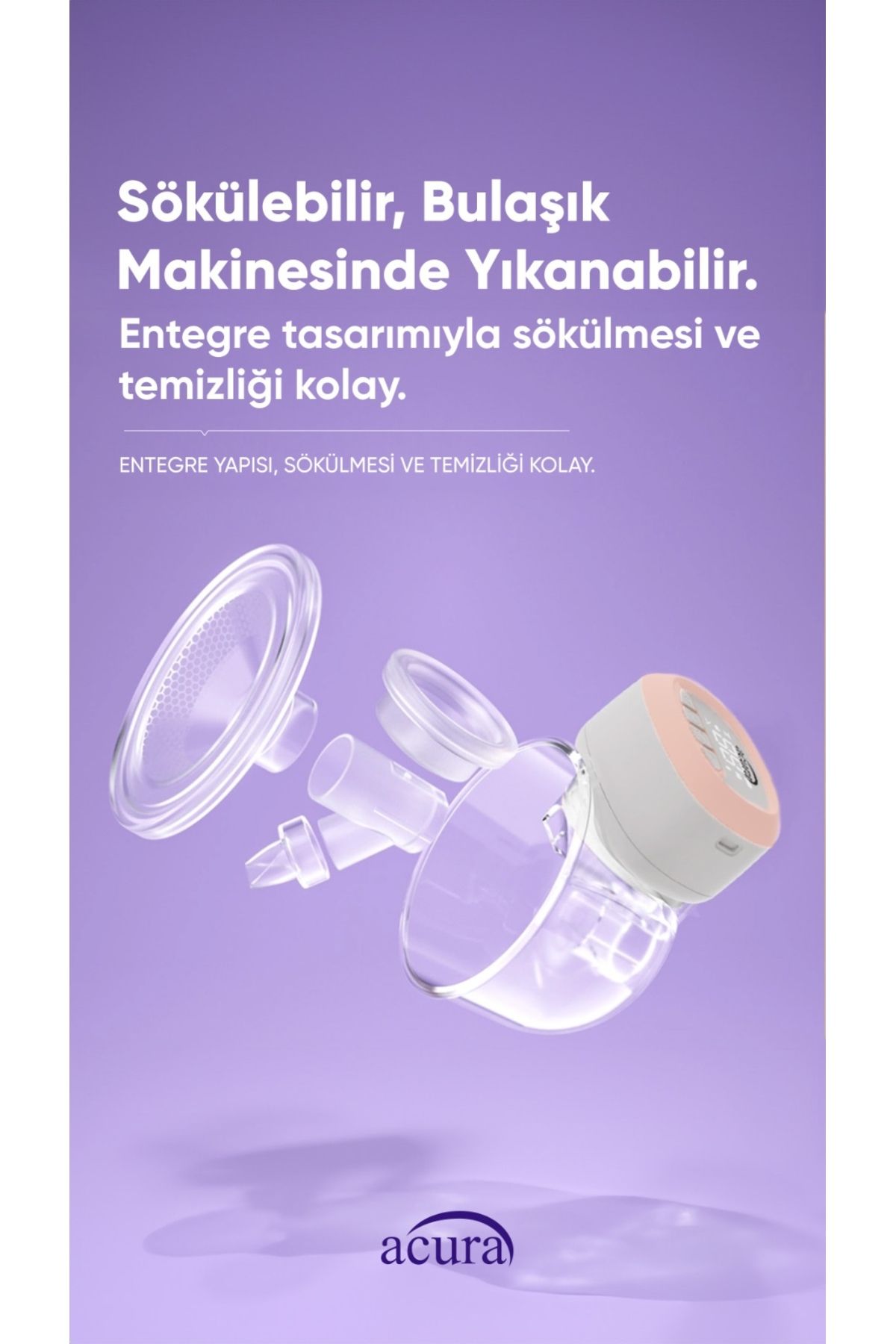 AcuraC-Giyilebilir Göğüs Pompası
