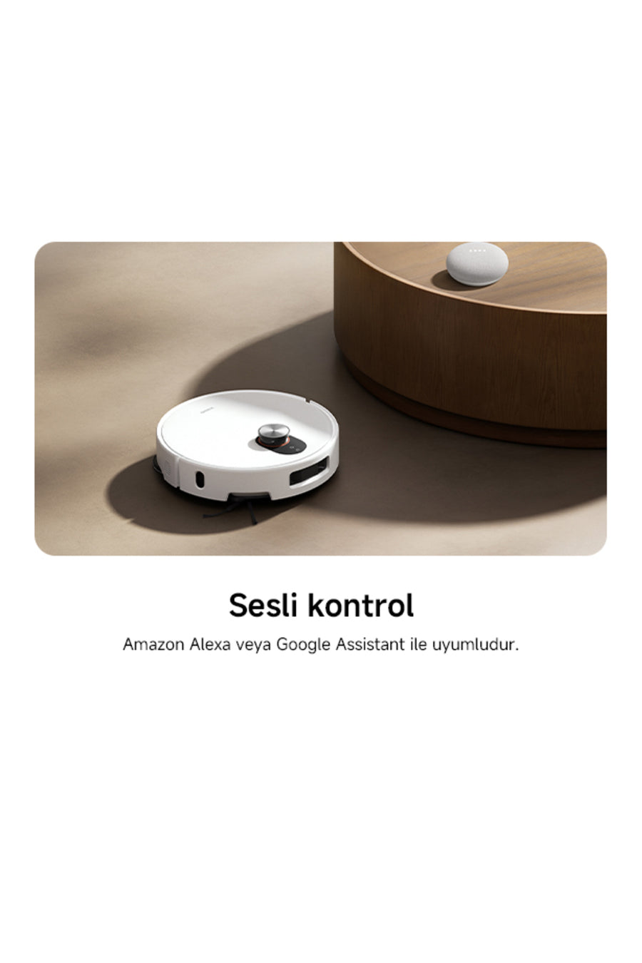 Xiaomi Robot Vacuum 5 Beyaz Akıllı Robot Süpürge 20000 Pa Emiş Gücü ( Xiaomi Türkiye Garantili)