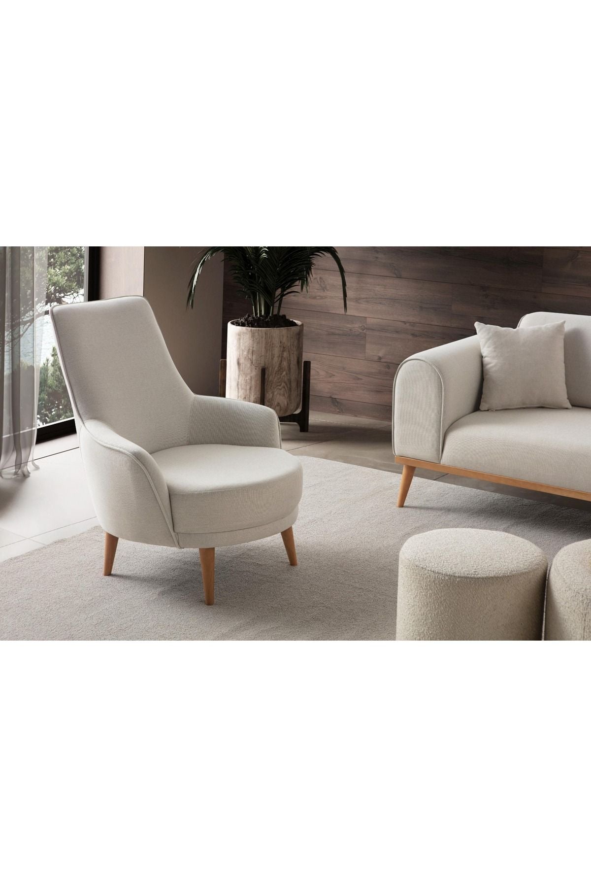 EDSY HOME Rebul ++Koltuk Takımı Bej Renk - Görsel 8