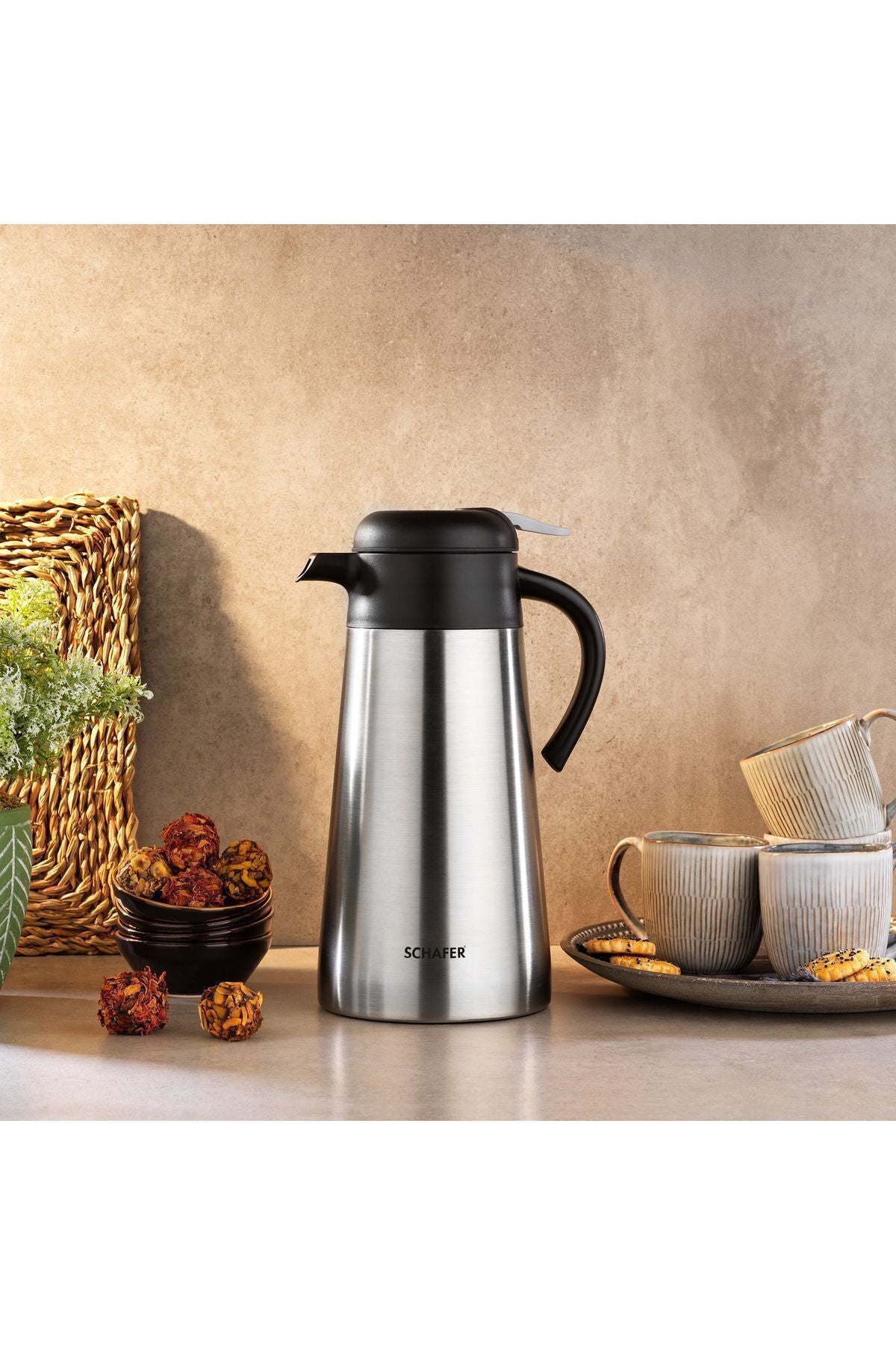 Schafer Kitchenhouse Silver Termos L-ınox