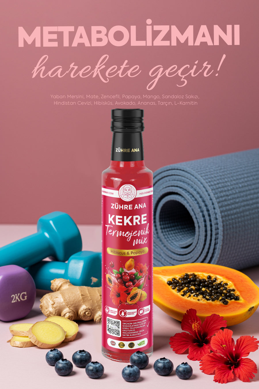 Zühre Ana Kekre Termojenik Mix 250 Ml