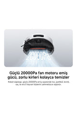 Xiaomi Robot Vacuum 5 Beyaz Akıllı Robot Süpürge 20000 Pa Emiş Gücü ( Xiaomi Türkiye Garantili)