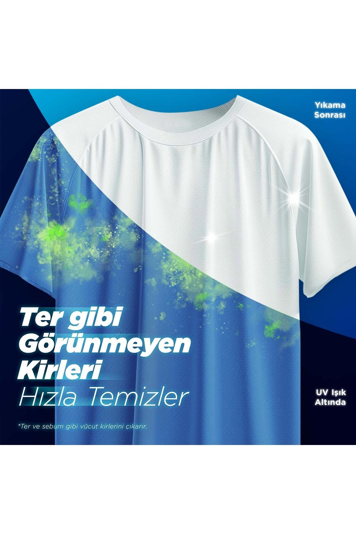 Omo Express Fresh Kötü Koku Karşıtı Beyaz Renkliler Deterjanı ml - Görsel 6