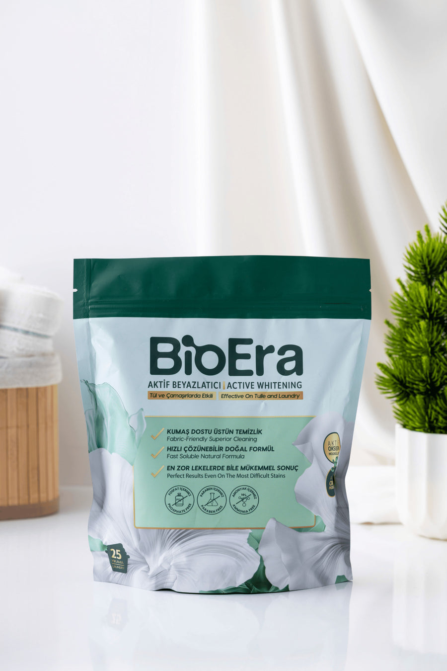 BioEra Aktif Oksijenli Güçlü Etkili Beyazlatıcı Toz Çamaşır Sodası Leke ve Grileşme Karşıtı 750g