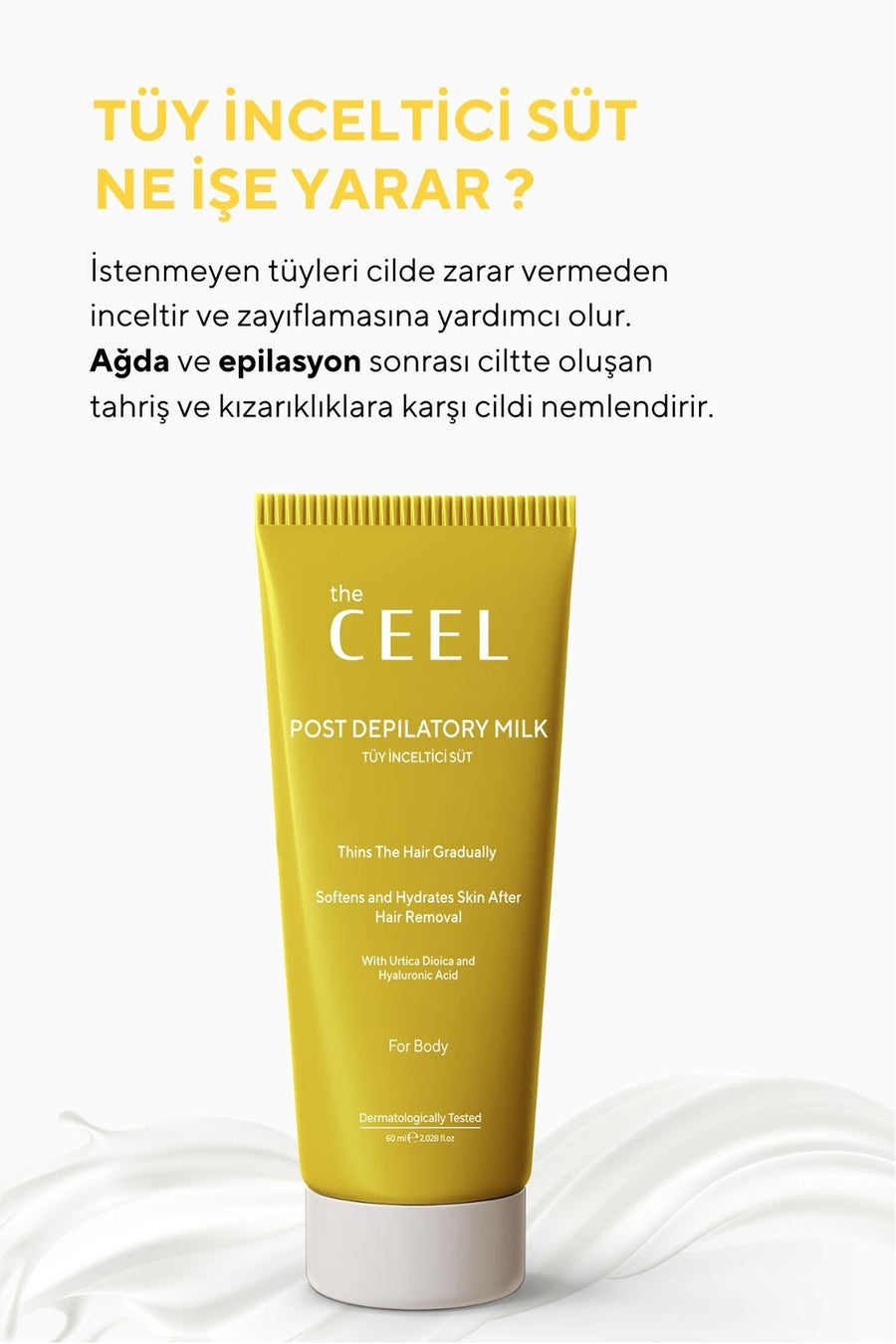 The Ceel Tüy İnceltici ve Nemlendirici Süt Isırgan Otu & Hyaluronik Asit Özlü 60 ml - Fiyatı, Yorumları