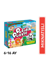yükselen zeka 6-16 Ay İlk Pofidik Magnet Puzzle - Orman Hayvanları