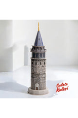 tugce shopping Galata Kulesi 3D Puzzle 15 Parça Eğitici ve Dekoratif Kağıt Maket Kolay Montaj Çocuk ve Yetişkinler