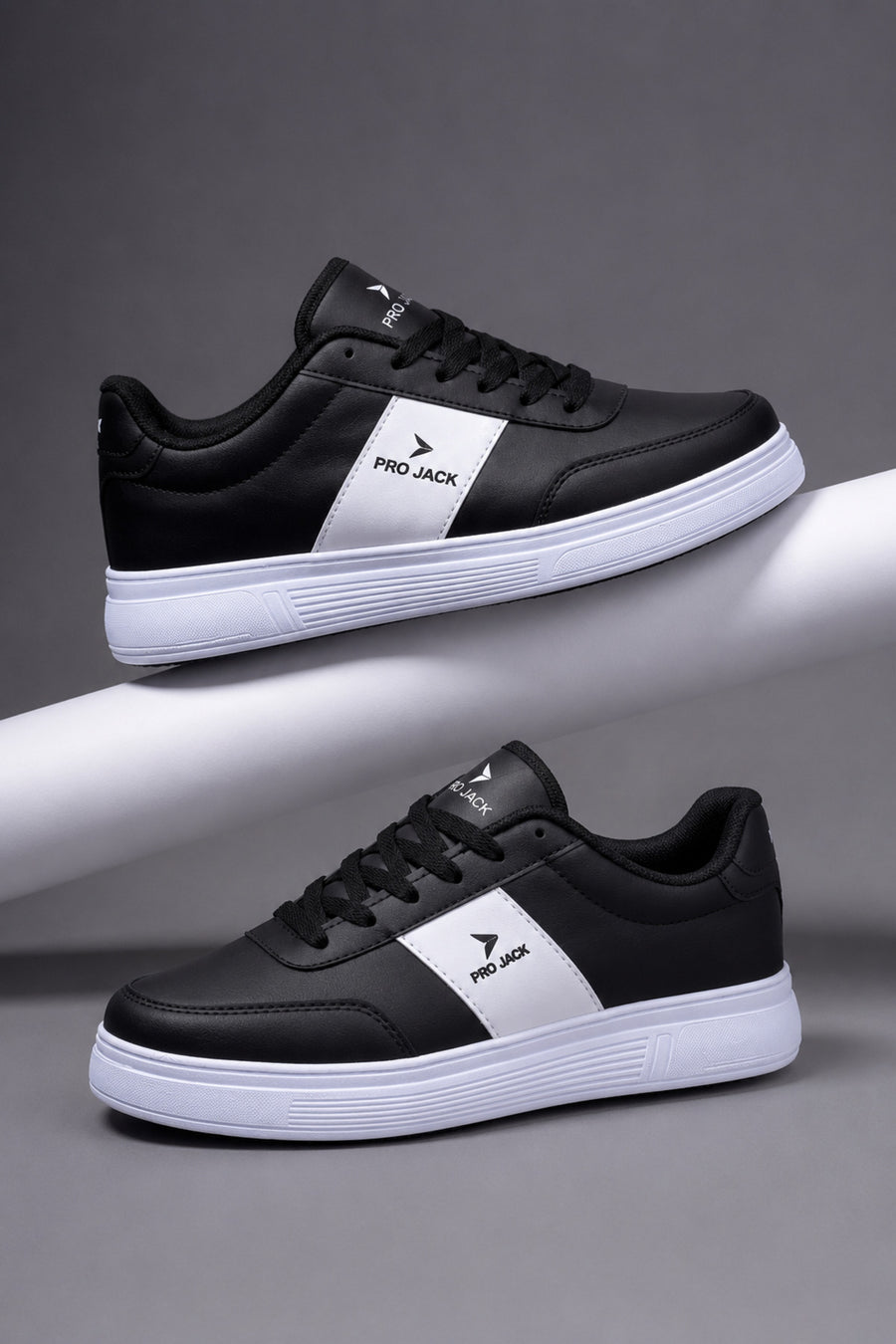 PRO JACK Beyaz Günlük Ortopedik Sneaker Erkek Spor Ayakkabı - PJ732 - Siyah