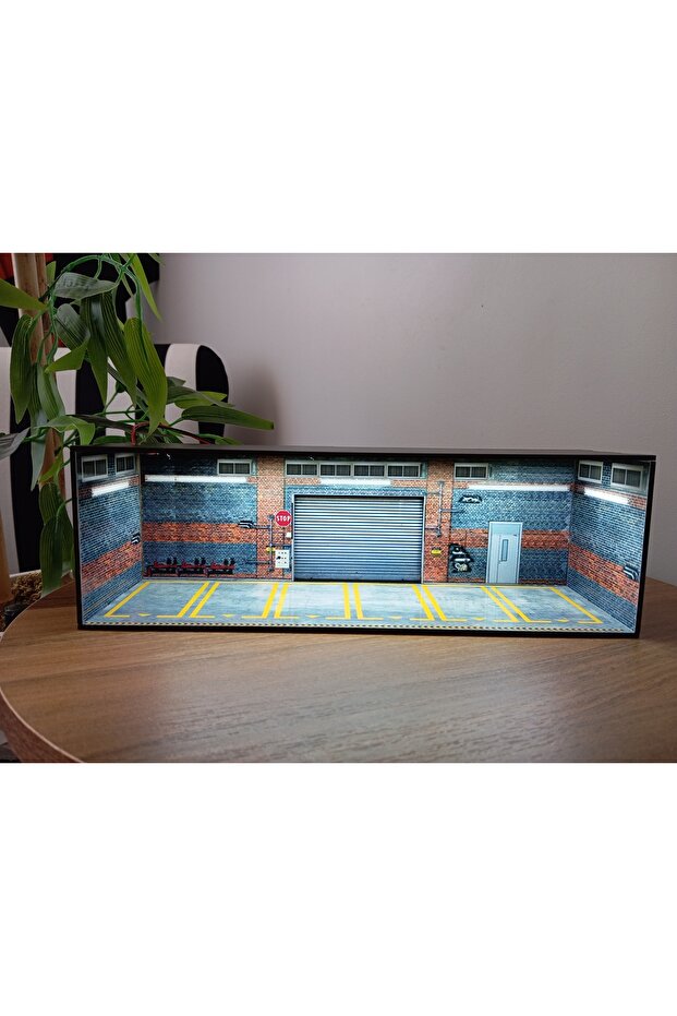 Erdemirgaraj Hotwheels Uyumlu Diorama Garaj.