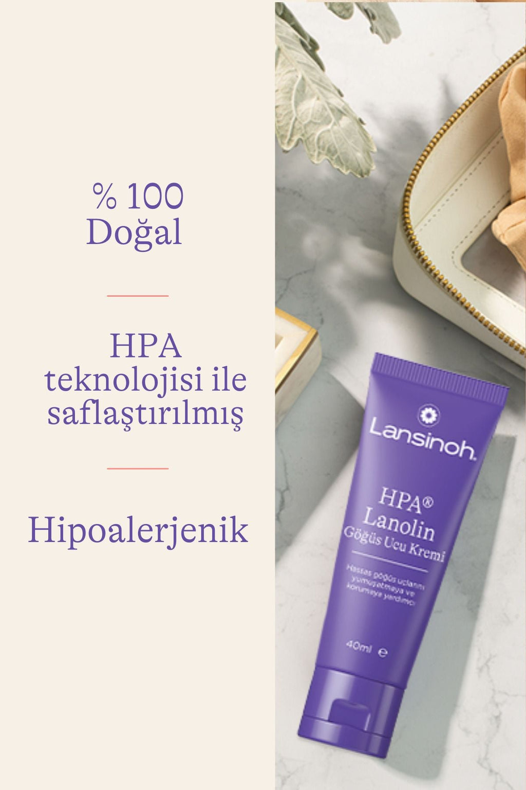 LANSINOHPA® Lanolin Göğüs Ucu Kremi ml