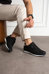 Peaker Club Peaker Sneaker Unısex Rahat Günlük Kullanıma Uygun Ergonomik Spor Ayakkabı - Siyah Beyaz