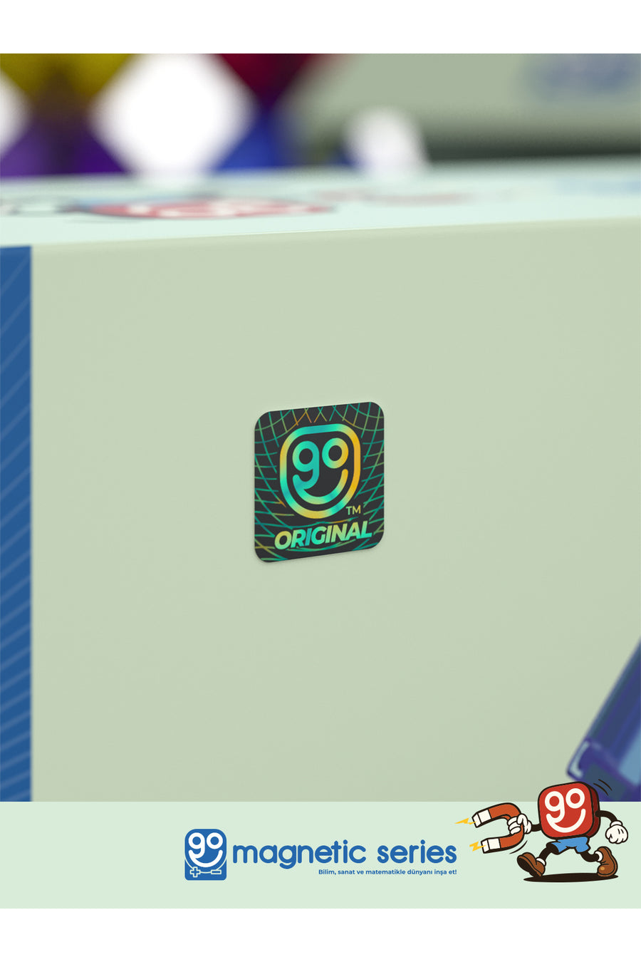Go Toys Go Magnetic Series 72 Parça Manyetik Yapı Blokları Original - Mıknatıslı Manyetik Bloklar