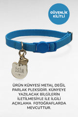 CARAMELOS İSİMLİ KEDİ TASMASI KEDİ İSİMLİK KİŞİYE ÖZEL-EKO SERİSİ
