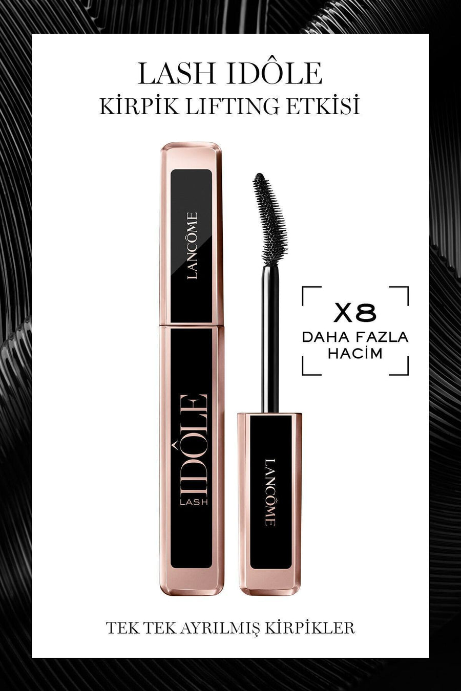 Lancome Lash Idole Lifting Etkili Hacim veren Maskara 01 Siyah 3614273066365 - Siyah