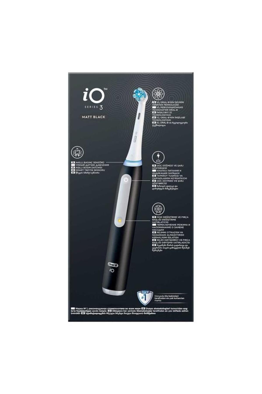 Oral-B İo 3 Şarjlı Diş Fırçası - Siyah