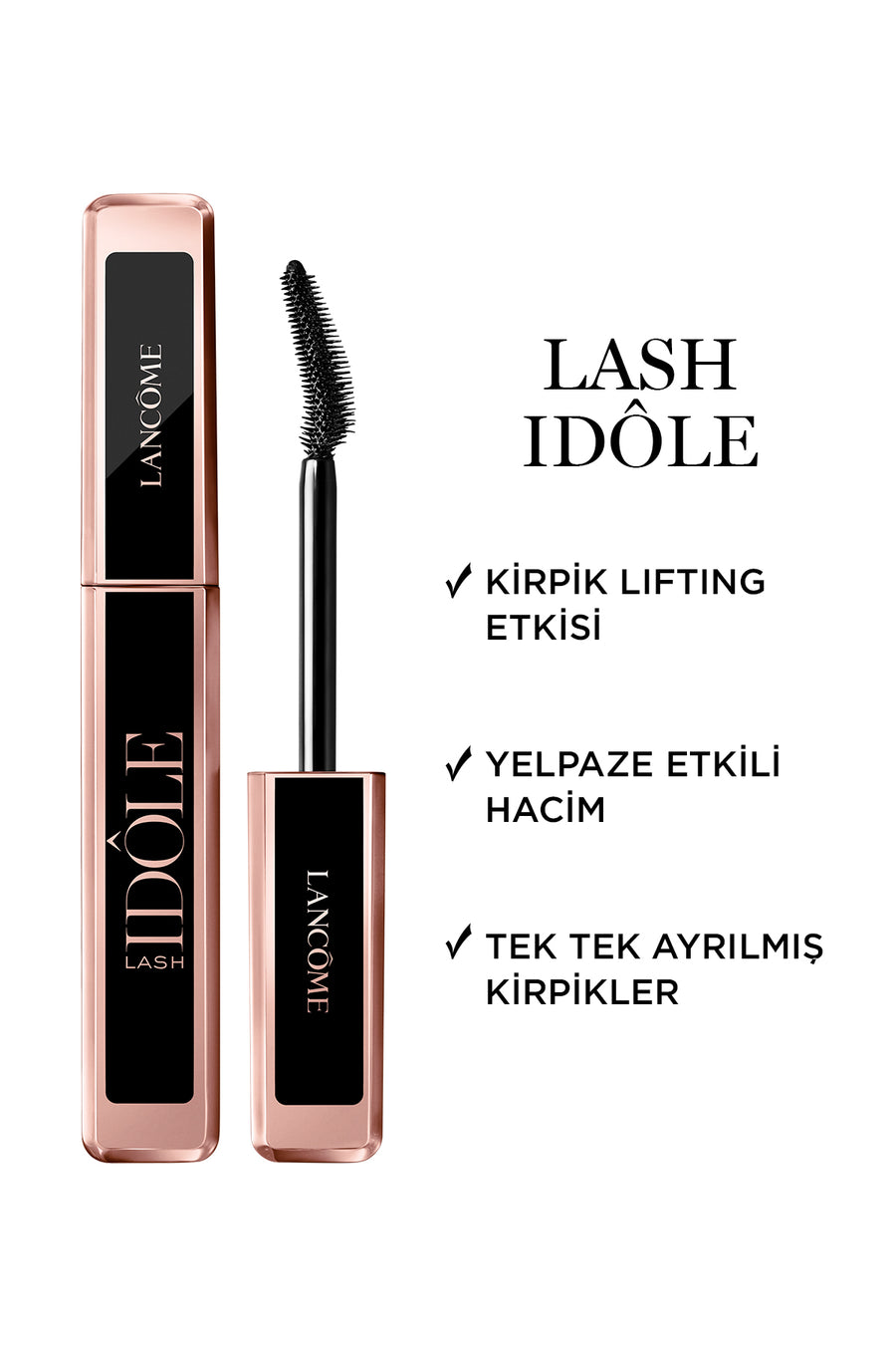 Lancome Lash Idole Lifting Etkili Hacim veren Maskara 01 Siyah 3614273066365