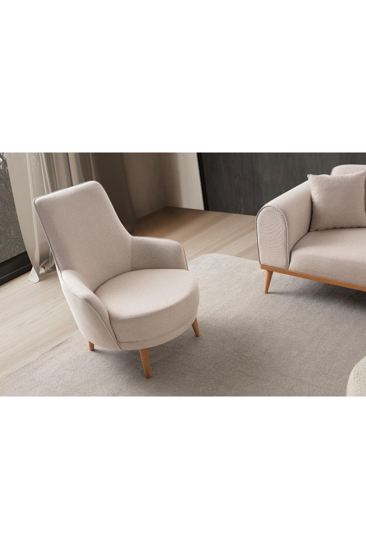 EDSY HOME Rebull +++Koltuk Takımı Sütlü Kahve - Görsel 8