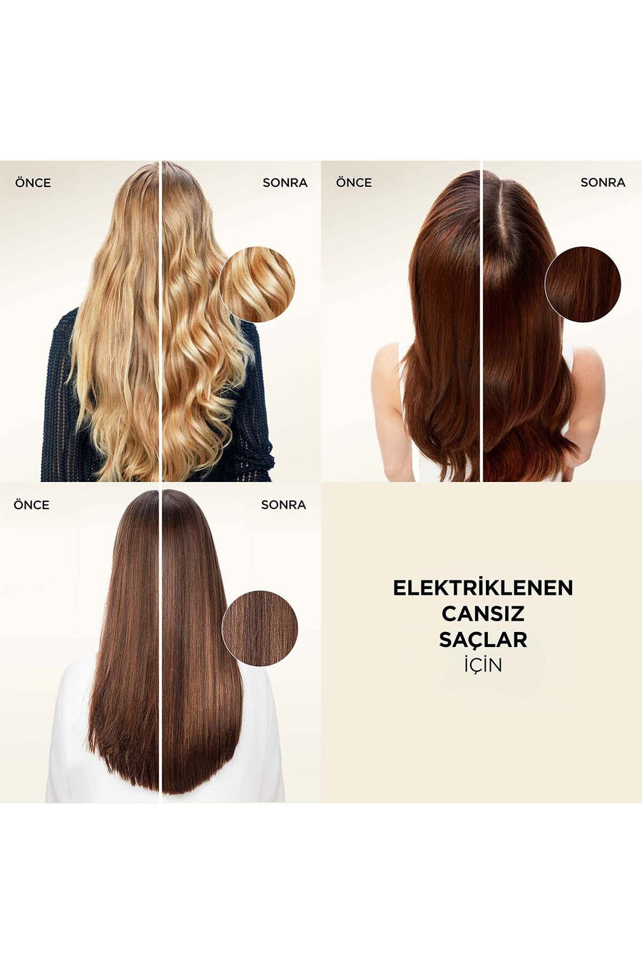 Pantene Guc Ve Parlaklik Sac Bakim Kremi 3 Adet 500 Ml
