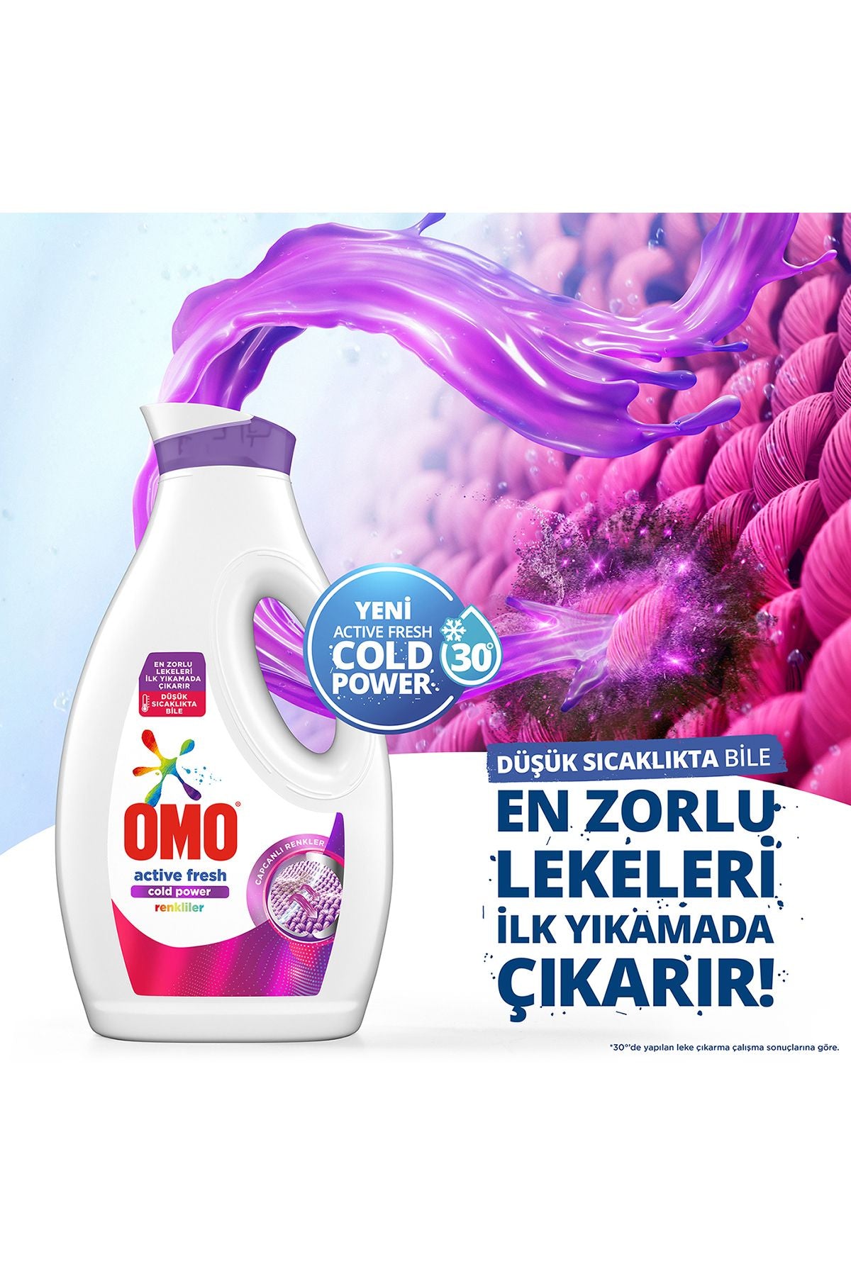 Omo Sıvı Deterjan Active Fresh Cold Powerenkliler ml Cold Power Beyazlar Ve Renkiler Siya - Görsel 3