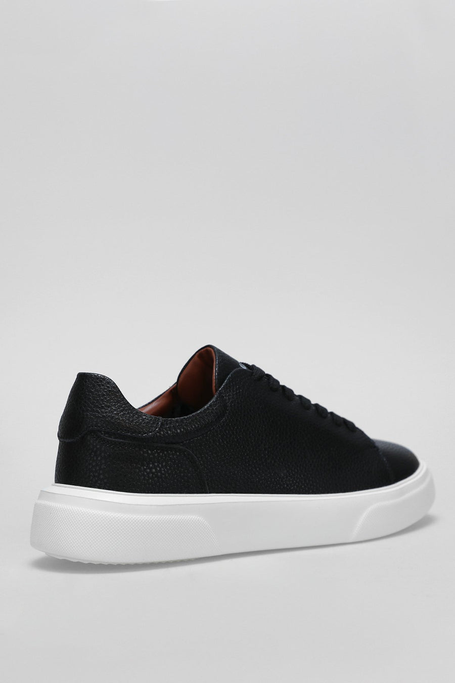 Lufian Tommy Erkek Sneaker Ayakkabı Siyah - Siyah-Beyaz