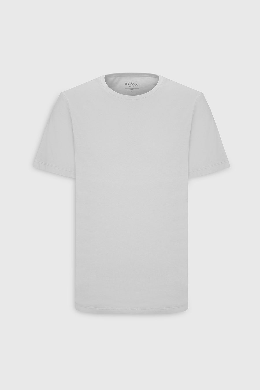 AC&Co / Altınyıldız Classics Erkek/unisex Beyaz %100 Pamuk Slim Fit Dar Kesim Bisiklet Yaka Basic Tişört - Haki