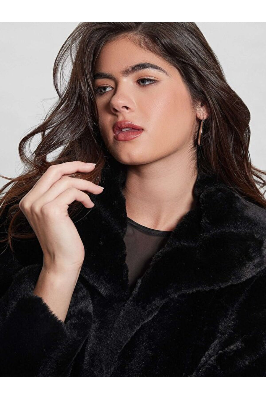 Guess New Sophy Kadın Kürk