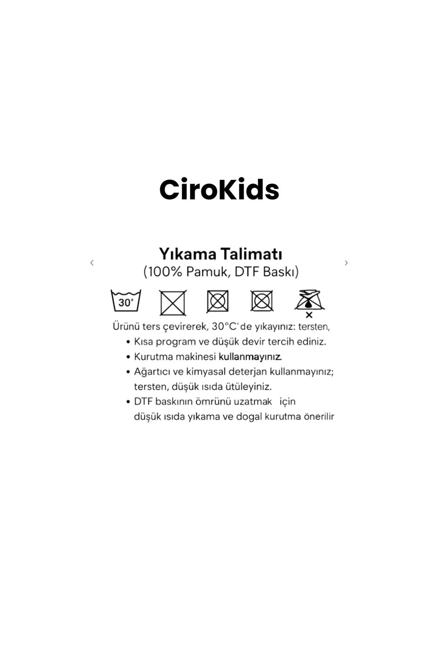 cirokids %100 Pamuklu Manifest Grubu Tasarım Baskılı Tişört ( 4-13 yaş )