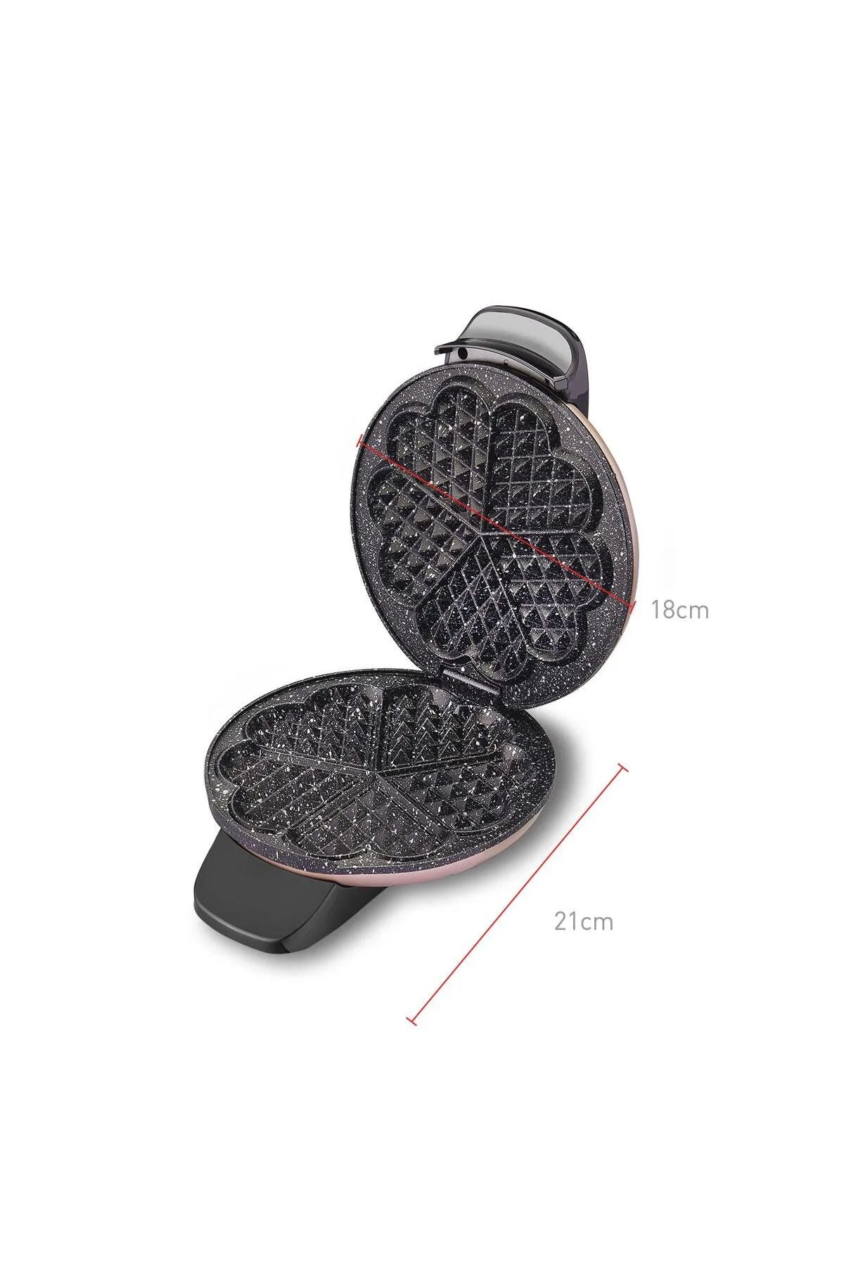KORKMAZ Mia Rosagold Waffle Makinesi A319-03