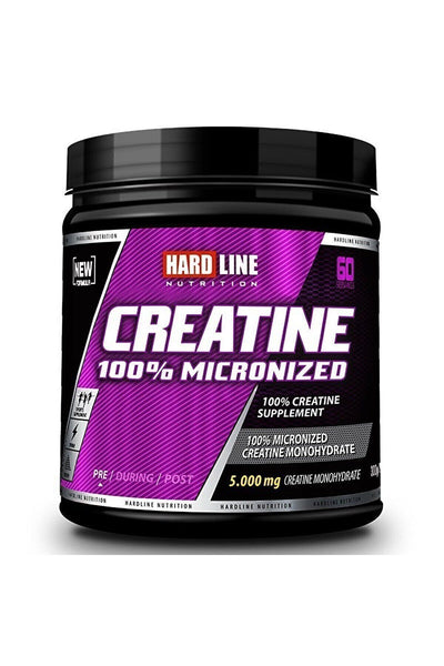 Hardline Kreatin %100 Mikronize 300 gr 60 servis aromasız