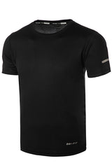 Ghassy Co Erkek Nem Emici Hızlı Kuruma Atletik Teknik Performans Spor T-shirt - Beyaz
