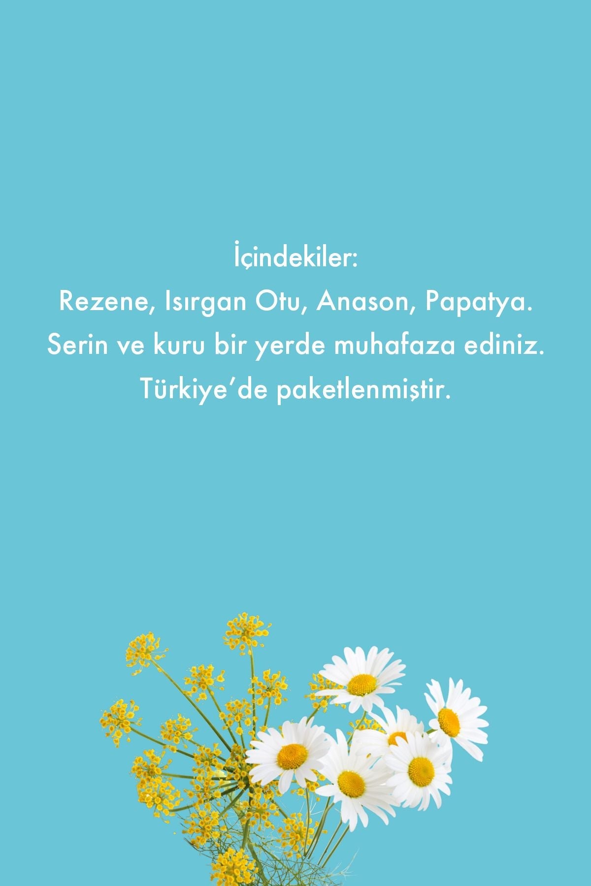 Mesh Stick Emziren Anne Çayı Süt Arttırıcı Doğal Bitki Çayı Paket Bir Arada