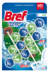 Bref Power Aktiv Çam Triopac Tuvalet Bloğu X10 ADET + Çöp Poşeti Hediye