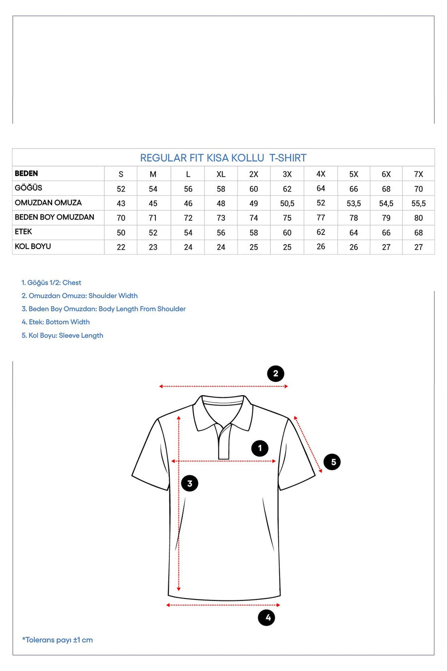 Kiğılı Polo Yaka Regular Fit Nakışlı Pamuklu Tişört - Lacivert