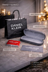 Daniel Klein Polarize - UV400 Korumalı Gümüş Siyah Renk Orijinal Erkek Güneş Gözlüğü 57 Ekartman DKG6289C2