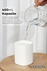 Nazalya 400 ml Ultrasonik Hava Nemlendirici Buhar Makinesi Ve Aroma Difüzörü - Gri Renk