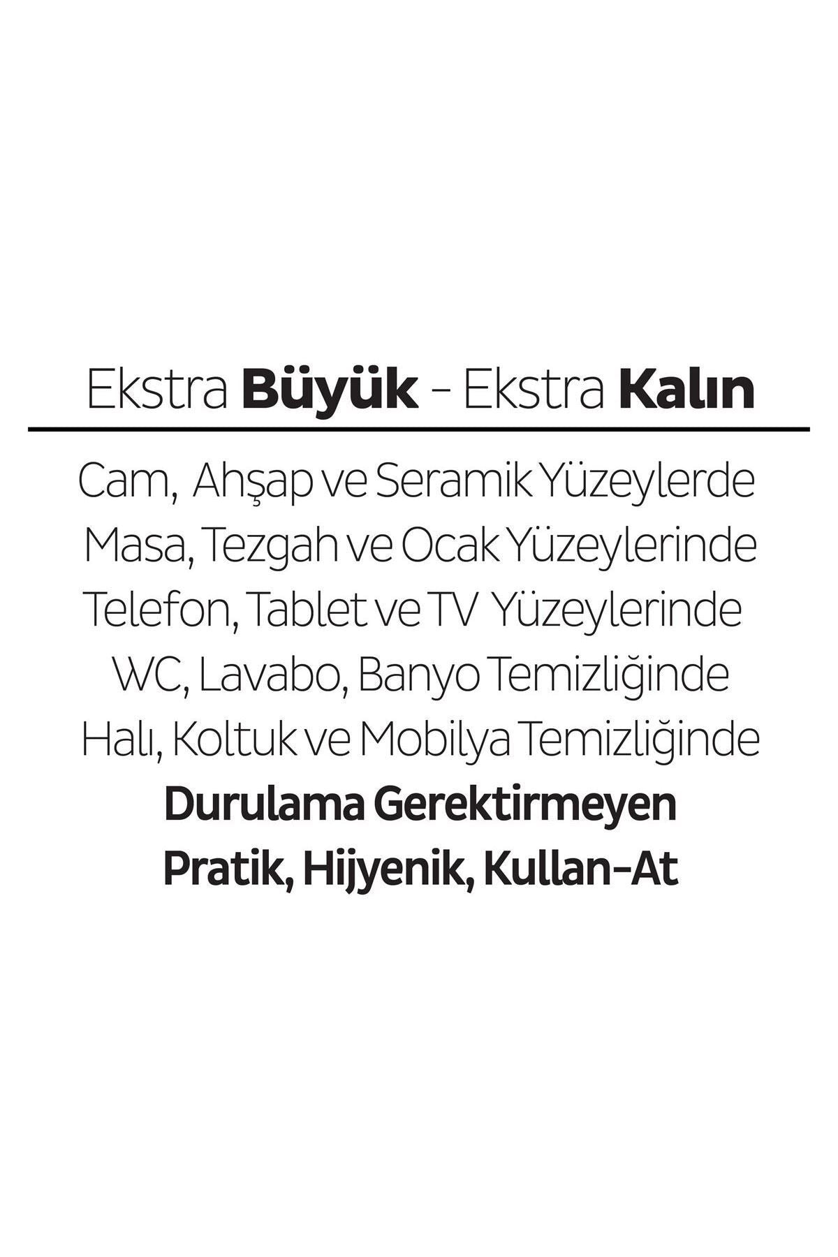 Sleepy Easy Clean Lilyum Orkide Kiraz Çiçeği Yüzey Temizlik Havlusu&mendili x(YAPRAK) - Görsel 3