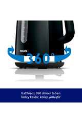 Philips Daily Collection Çay Makinesi, 1700W, 1,9 Lt Su Isıtıcısı, Otomatik Sıcak Tutma, HD7301/00