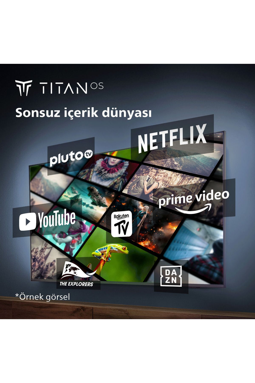 Philips PUS/" K UHD Uydu Alıcılı Smart LED TV - Görsel 6