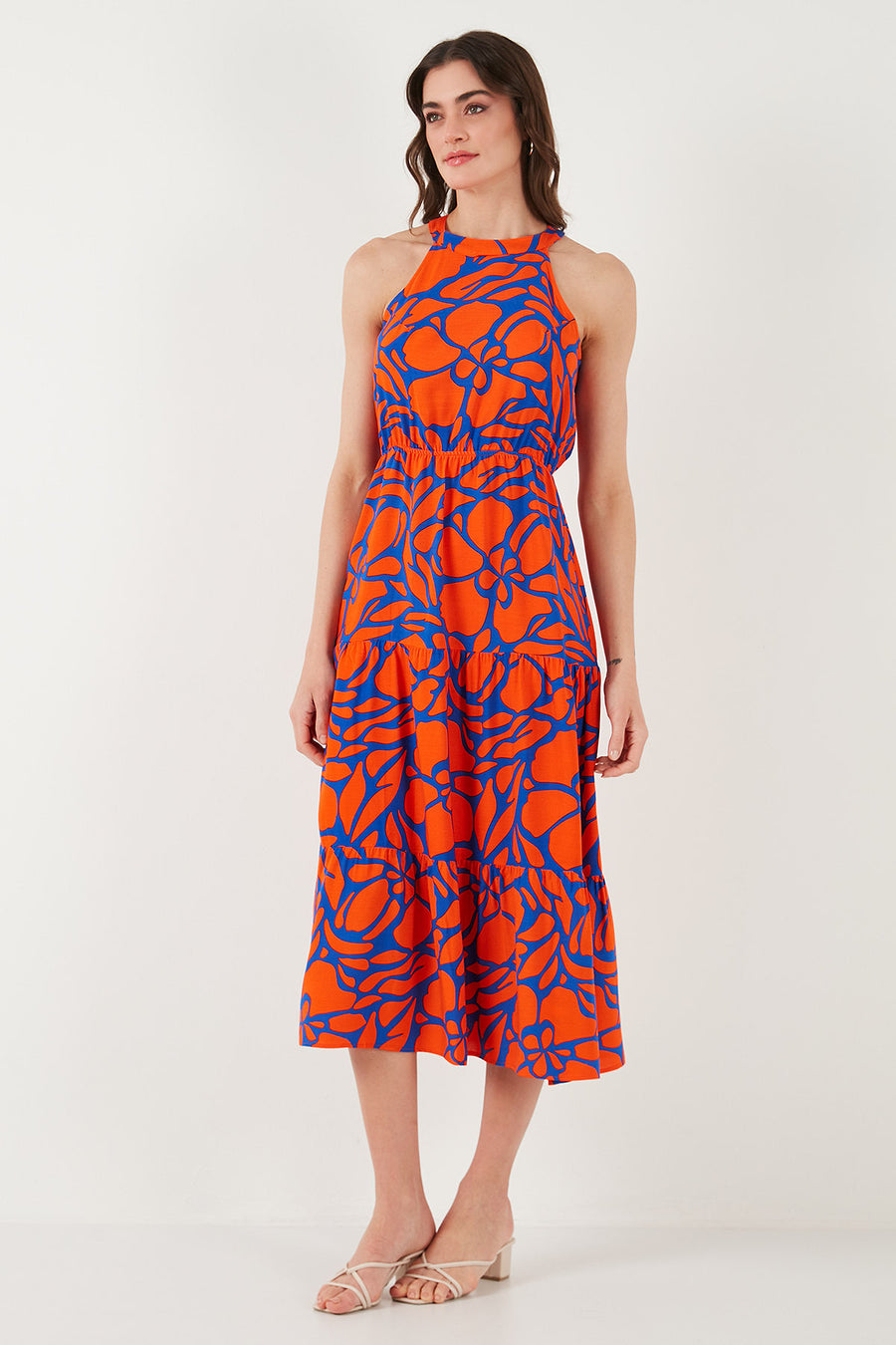 SD LUXURY Elbise ELBİSE 6784283 - Turuncu