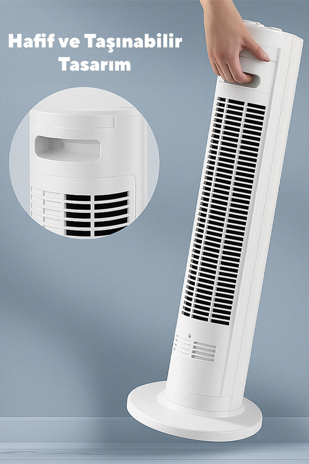 KUMTEL Ktf-258w Kule Tipi Vantilatör Beyaz