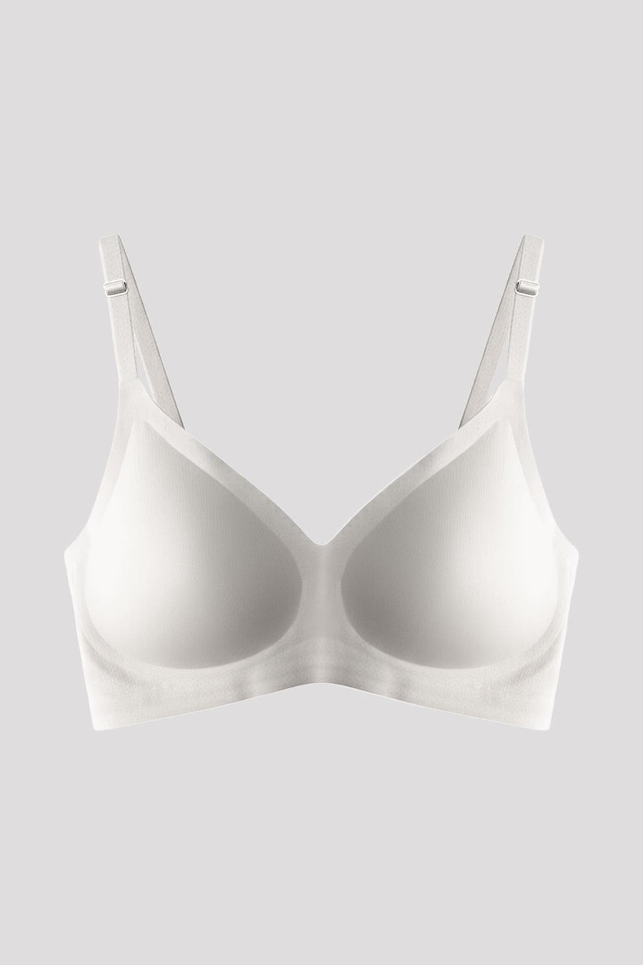 Cottonhill Seamless Bra - Pure | Lazer Kesim Dikişsiz Ayarlanabilir Askılı Balensiz Kadın Sütyen 3'lü Paket - Krem