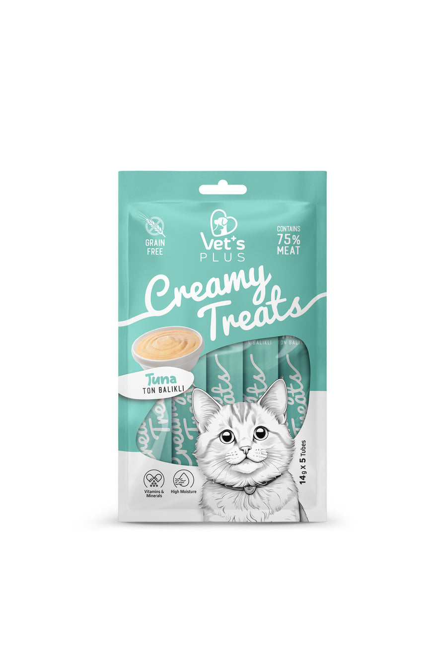Vet's Plus Karışık Çeşitli Krema Kedi Ödül Maması 14gr (40 Adet)