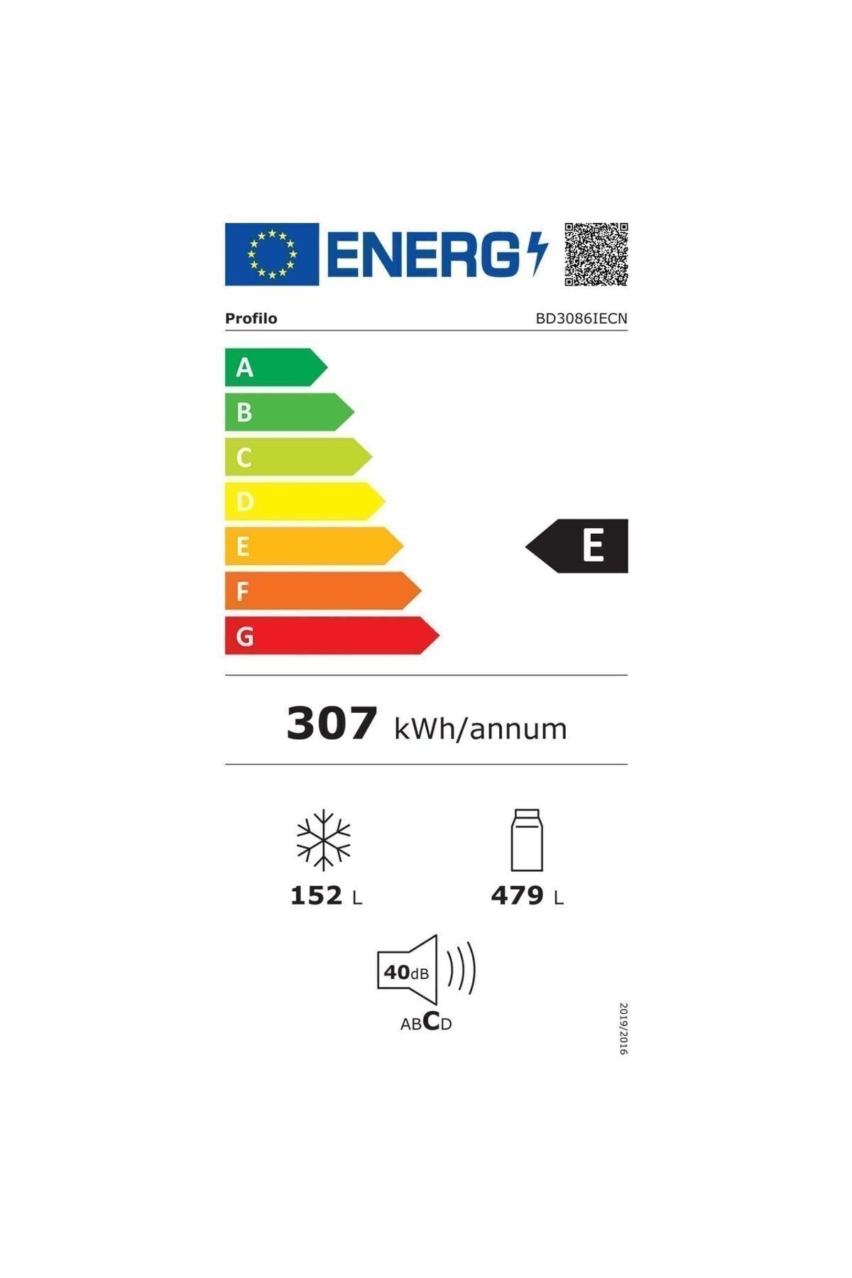Profilo Bdıecn Enerji Sınıfı Lt Nofrost Alttan Donduruculu Buzdolabı - Görsel 7