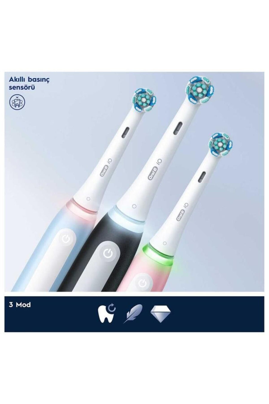 Oral-B İo 3 Şarjlı Diş Fırçası - Siyah